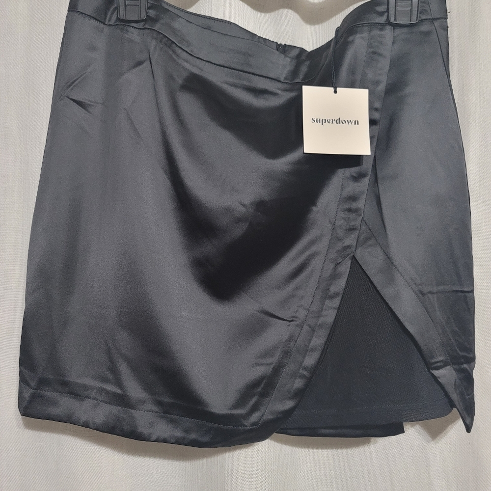 Revolve Black Mini Skirt Size Large